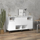 Klassieke dressoirs van bewerkt hout met tijdloze uitstraling - Wit / 2 - Dressoirs & buffetkasten
