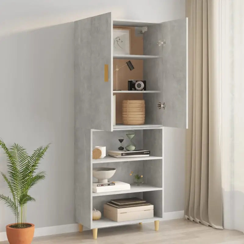 Klassieke hangkast van bewerkt hout met ruimtebesparend ontwerp - Dressoirs & buffetkasten