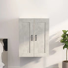 Klassieke hangkast van bewerkt hout voor ruimtebesparing en decoratie - Betongrijs / 1 - Dressoirs & buffetkasten
