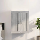 Klassieke hangkast van bewerkt hout voor ruimtebesparing en decoratie - Grijs sonoma / 1 - Dressoirs & buffetkasten