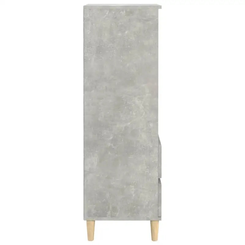 Klassieke hoge kast van bewerkt hout met houten poten en duurzame afwerking - Dressoirs & buffetkasten