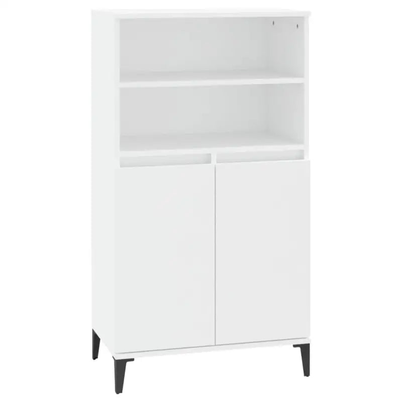 Klassieke hoge kast van bewerkt hout voor een stijlvolle inrichting - Dressoirs & buffetkasten