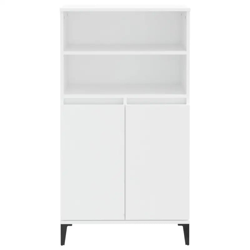 Klassieke hoge kast van bewerkt hout voor een stijlvolle inrichting - Dressoirs & buffetkasten