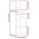 Klassieke hoge kast van bewerkt hout voor elegant en praktisch interieur - Dressoirs & buffetkasten