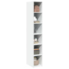 Klassieke hoge kast van bewerkt hout voor in je interieur - Dressoirs & buffetkasten