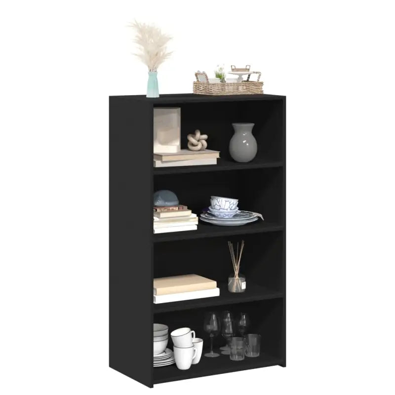 Klassieke hoge kast van bewerkt hout voor je interieur - Dressoirs & buffetkasten
