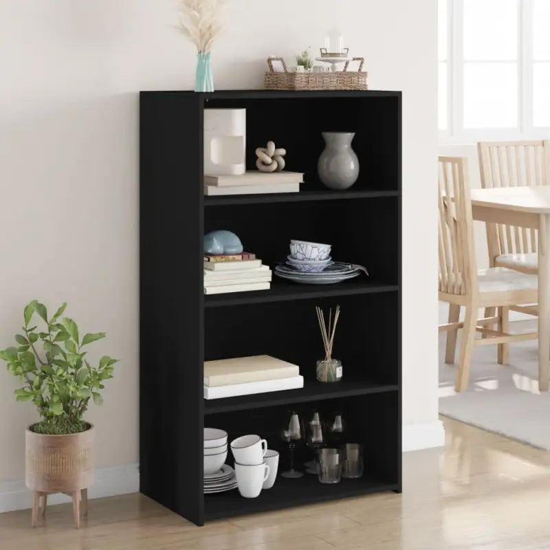 Klassieke hoge kast van bewerkt hout voor je interieur - Dressoirs & buffetkasten