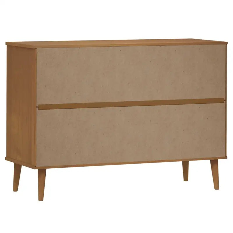 Klassieke houten ladekast van massief grenenhout in Scandinavische stijl - Commodes & ladekasten
