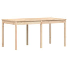 Klassieke houten tuinset van massief grenenhout met stevig tafelblad - Tuinsets