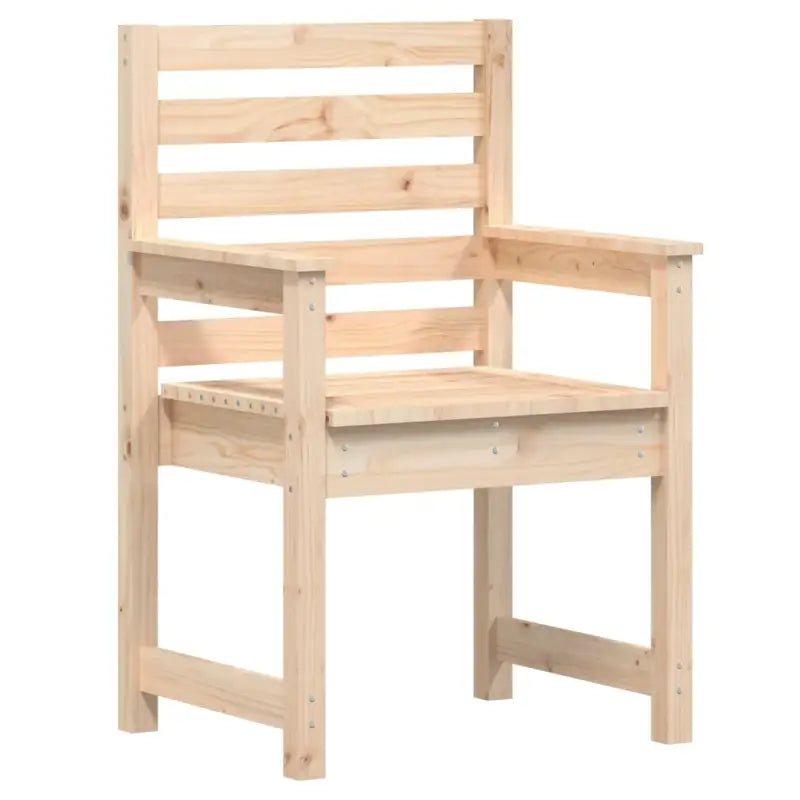 Klassieke houten tuinset van massief grenenhout met stevig tafelblad - Tuinsets