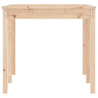 Klassieke houten tuintafel van massief grenenhout voor buiten - Tuintafels