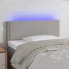 Klassieke LED Hoofdborden en Voetborden voor een Moderne Slaapkamer - Lichtgrijs / 90 x 5 x 78/88 cm / 1 - Hoofdborden