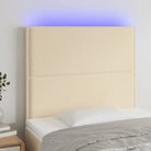 Klassieke LED Hoofdborden en Voetborden voor een Moderne Slaapkamer - Crème / 80 x 5 x 118/128 cm / 1 - Hoofdborden