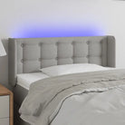 Klassieke LED Hoofdborden en Voetborden voor Moderne Slaapkamers - Lichtgrijs / 83 x 16 x 78/88 cm / 1 - Hoofdborden
