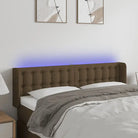 Klassieke LED Hoofdborden en Voetborden voor Moderne Slaapkamers - Donkerbruin / 147 x 16 x 78/88 cm / 1 - Hoofdborden