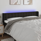 Klassieke LED Hoofdborden en Voetborden voor Moderne Slaapkamers - Zwart / 183 x 16 x 78/88 cm / 1 - Hoofdborden