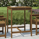 Klassieke Massief Grenenhouten Tuintafel voor buitengebruik - Honingbruin grenenhout / 82.5 x 82.5 x 110 cm / 1