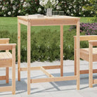 Klassieke Massief Grenenhouten Tuintafel voor buitengebruik - Natuurlijk grenenhout / 82.5 x 82.5 x 110 cm / 1