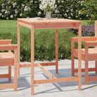 Klassieke Massief Grenenhouten Tuintafel voor buitengebruik - Natuurlijk douglashout / 121 x 82.5 x 110 cm / 1