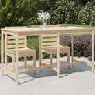 Klassieke Massief Grenenhouten Tuintafel voor buitengebruik - Natuurlijk grenenhout / 203.5 x 90 x 110 cm / 1