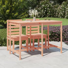 Klassieke Massief Grenenhouten Tuintafel voor buitengebruik - Natuurlijk douglashout / 159.5 x 82.5 x 110 cm / 1