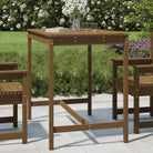Klassieke Massief Grenenhouten Tuintafel voor buitengebruik - Honingbruin grenenhout / 121 x 82.5 x 110 cm / 1