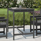Klassieke Massief Grenenhouten Tuintafel voor buitengebruik - Grijs grenenhout / 121 x 82.5 x 110 cm / 1 - Tuintafels