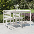 Klassieke Massief Grenenhouten Tuintafel voor buitengebruik - Wit grenenhout / 159.5 x 82.5 x 110 cm / 1 - Tuintafels