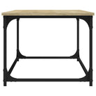 Klassieke salontafel met bewerkt hout en ijzeren frame voor elegantie - Salontafels