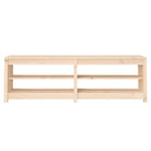 Klassieke schoenenbank van massief grenenhout voor nette schoenen - Naturel / 1 - Schoenenrekken