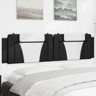 Klassieke schoonheid Hoofdborden en Voetborden voor een stijlvolle slaapkamer - Zwart en wit / 200 cm / 1 - Hoofdborden