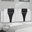 Klassieke schoonheid Hoofdborden en Voetborden voor een stijlvolle slaapkamer - Wit en zwart / 120 cm / 1 - Hoofdborden