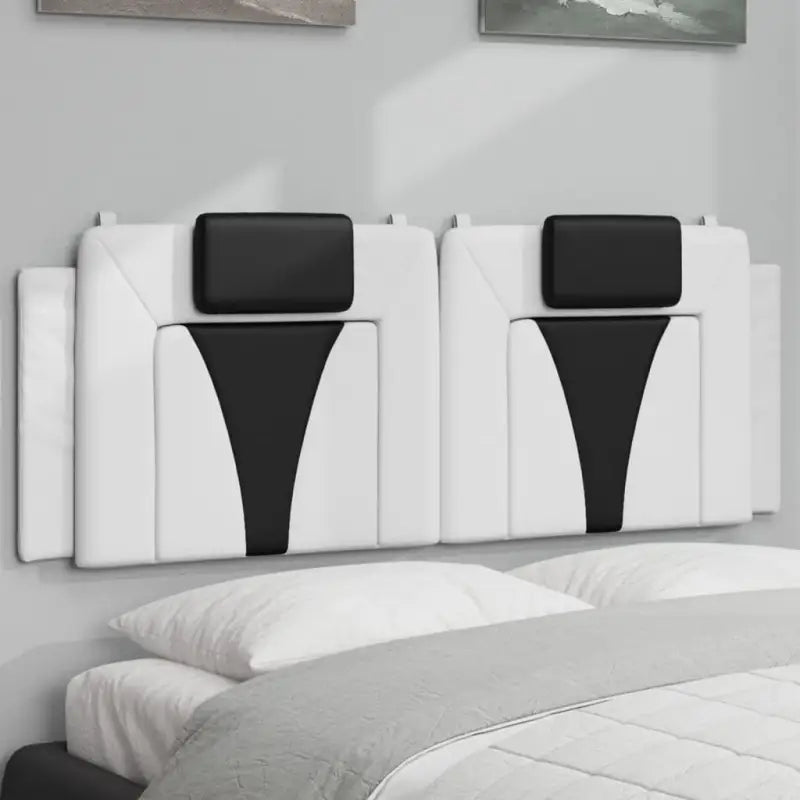 Klassieke schoonheid Hoofdborden en Voetborden voor een stijlvolle slaapkamer - Wit en zwart / 120 cm / 1 - Hoofdborden