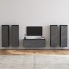 Klassieke televisiekast van massief grenenhout met trendy design - Tv-meubels