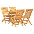Klassieke tuinset van massief teakhout voor een comfortabele ervaring - Tuinsets