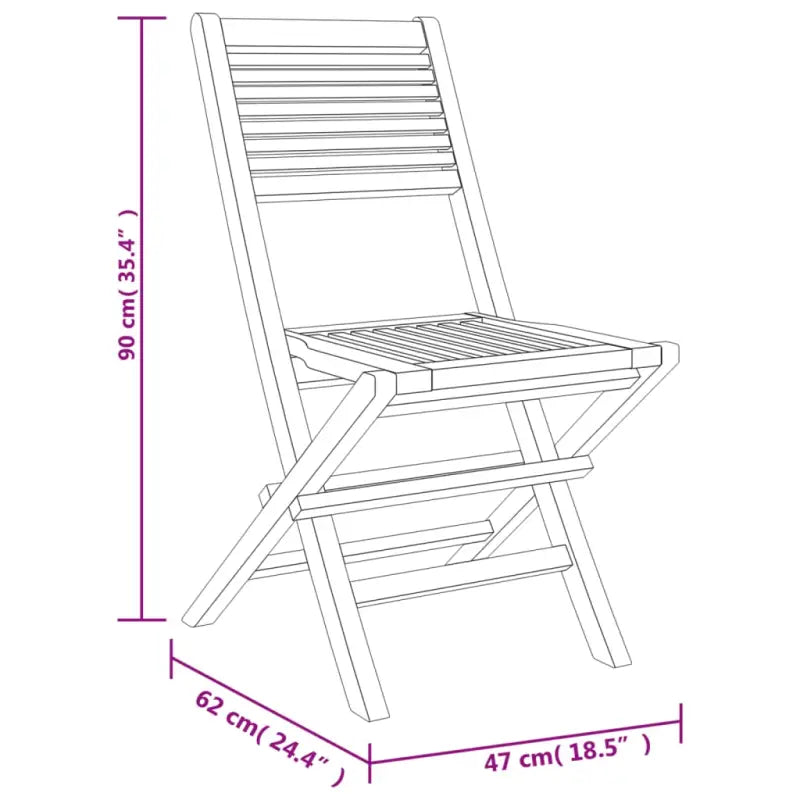 Klassieke tuinset van massief teakhout voor een comfortabele ervaring - Tuinsets