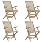 Klassieke tuinset van massief teakhout voor een comfortabele ervaring - Tuinsets