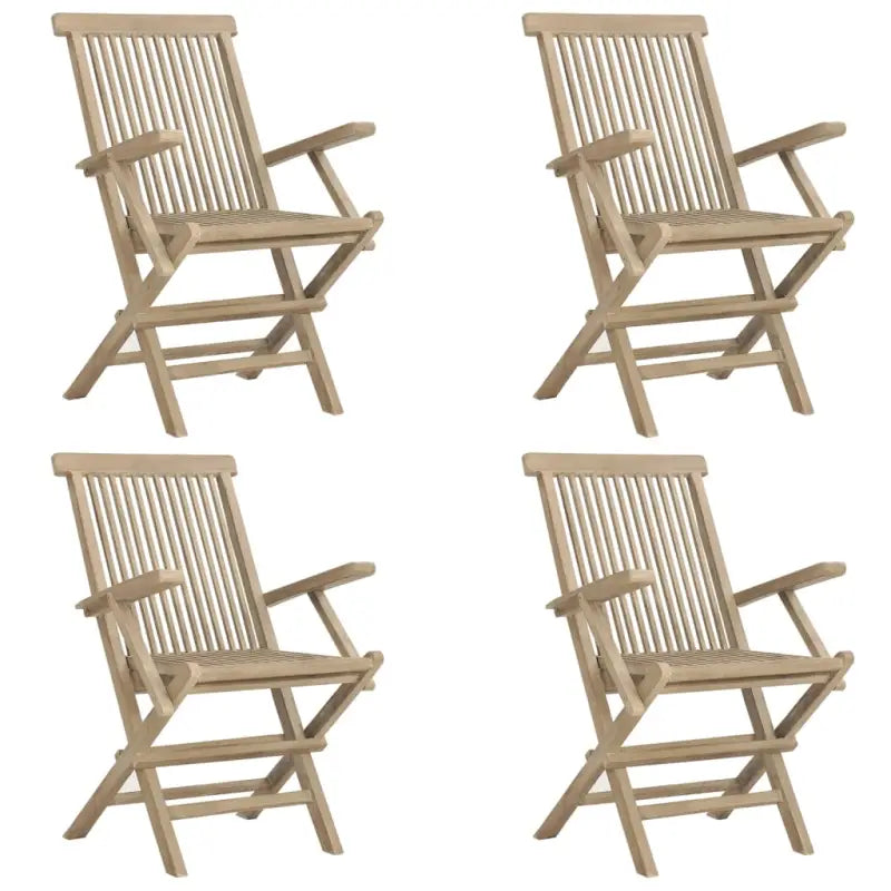 Klassieke tuinset van massief teakhout voor een comfortabele ervaring - Tuinsets
