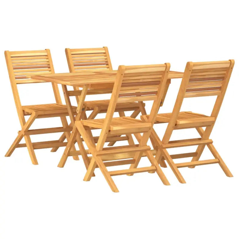 Klassieke tuinset van massief teakhout voor een comfortabele ervaring - Tuinsets