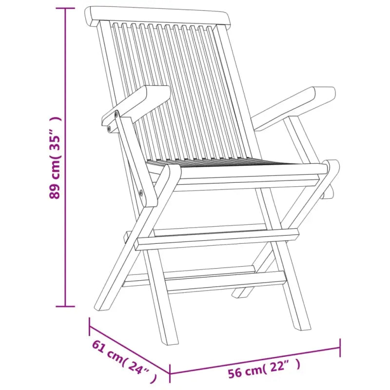 Klassieke tuinset van massief teakhout voor een comfortabele ervaring - Tuinsets