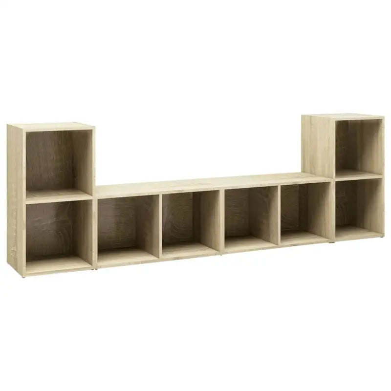 Klassieke tv-meubel in bewerkt hout met trendy en praktische uitstraling - Tv-meubels