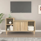 Klassieke Tv-meubel van bewerkt hout in grijs sonoma stijl - Sonoma eiken / 1 - Tv-meubels