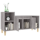 Klassieke Tv-meubel van bewerkt hout in grijs sonoma stijl - Tv-meubels