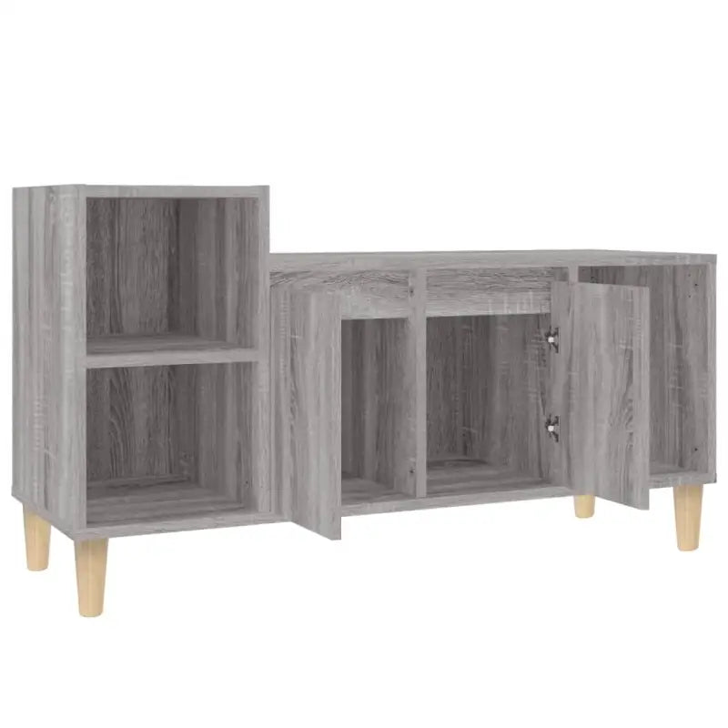 Klassieke Tv-meubel van bewerkt hout in grijs sonoma stijl - Tv-meubels