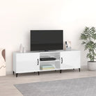 Klassieke Tv-meubel van bewerkt hout met hoge kwaliteit en vochtbestendigheid - Hoogglans wit / 1 - Tv-meubels