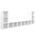 Klassieke tv-meubel van bewerkt hout met trendy design - Tv-meubels