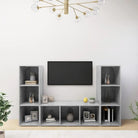 Klassieke TV-meubel van bewerkt hout voor een stijlvolle woonkamer - Tv-meubels