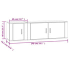 Klassieke Tv-meubels in bewerkt hout met hoogglans wit design - Hoogglans wit / 2 - Tv-meubels