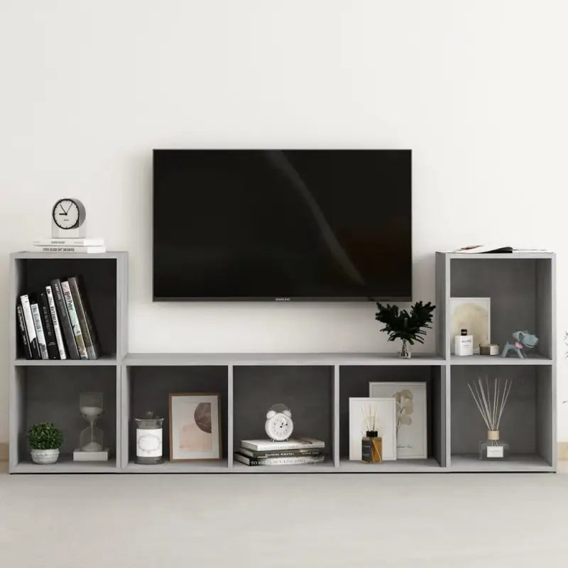 Klassieke Tv-meubels in bewerkt hout voor een trendy en praktische uitstraling - Tv-meubels