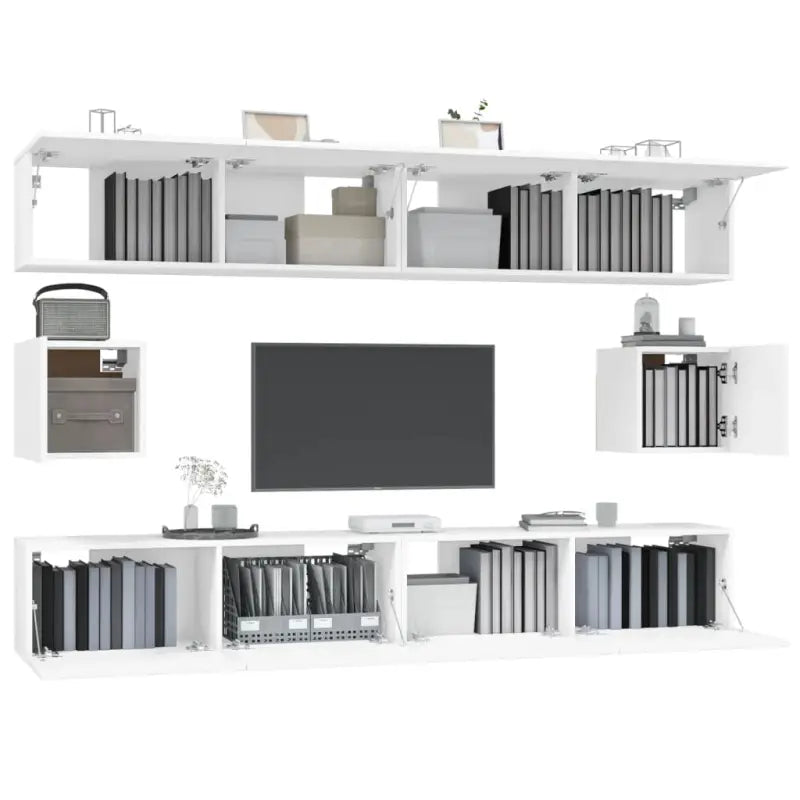 Klassieke Tv-meubels met bewerkt hout en hoogwaardig design - Tv-meubels